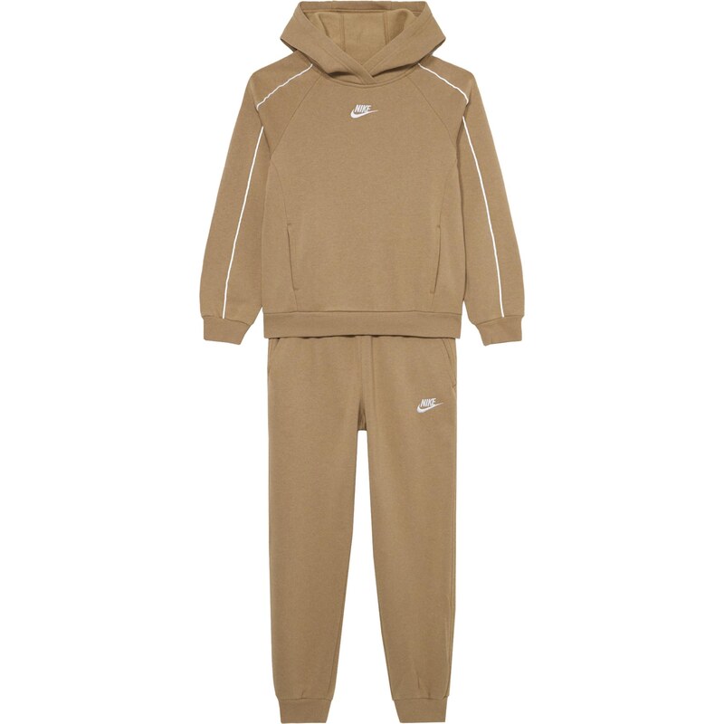 Nike Sportswear Joggingová súprava CLUB FLC tmavobéžová 67077958
