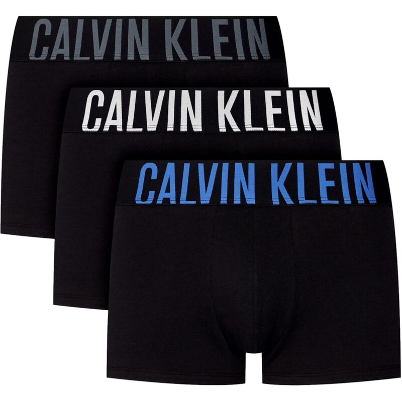 Calvin Klein Underwear Boxerky Intense Power azúrová / sivá / čierna / 67078010