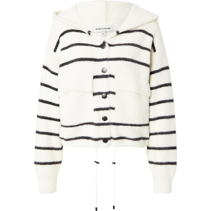 MORE & MORE Kardigán čierna / biela 67078029