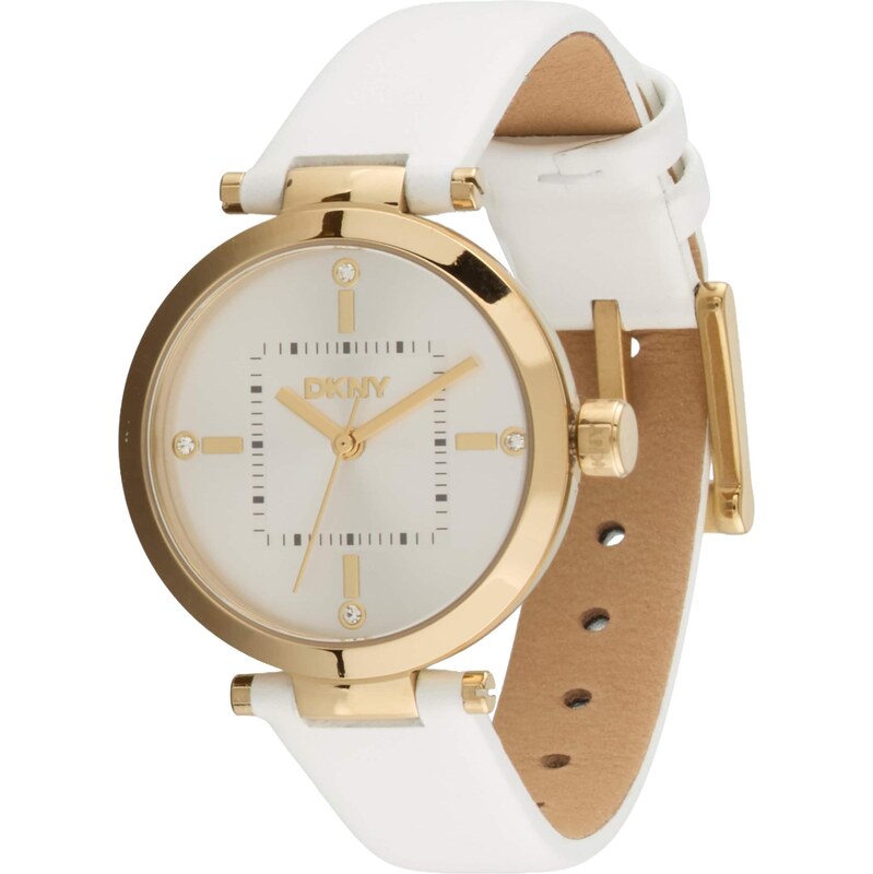 DKNY Analógové hodinky Urban zlatá / biela 67078025