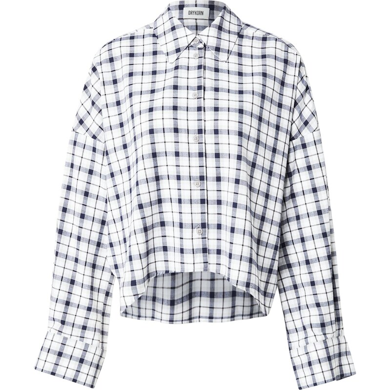 DRYKORN Blúzka OSHIA slonová kosť / námornícka modrá / svetločervená / 67078054