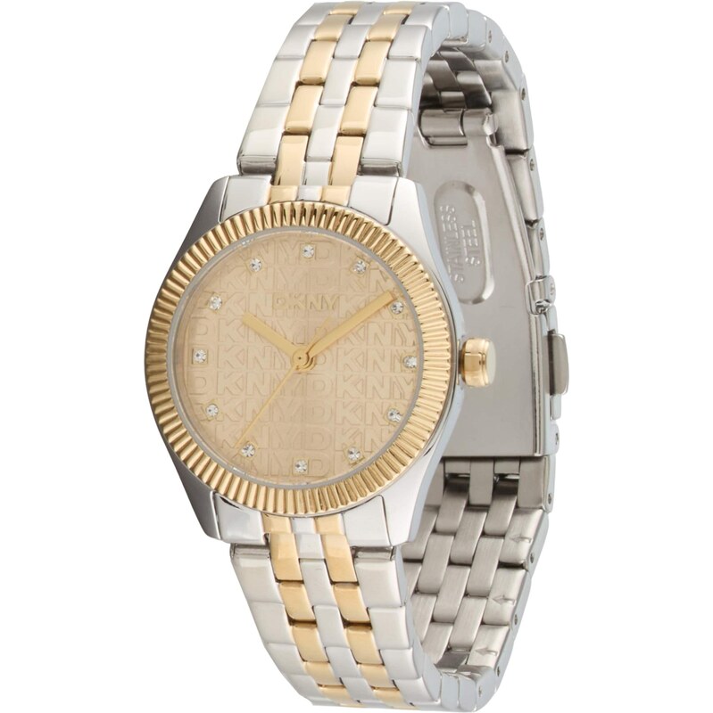 DKNY Analógové hodinky zlatá / strieborná 67078021