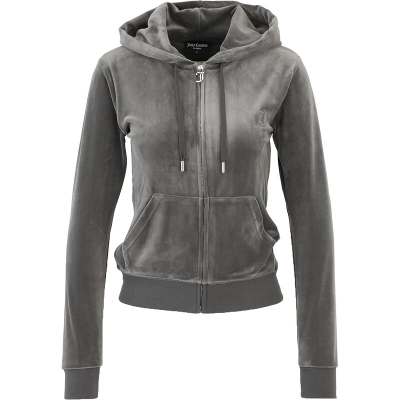 Juicy Couture Tall Tepláková bunda ROBERTSON tmavosivá 67078120
