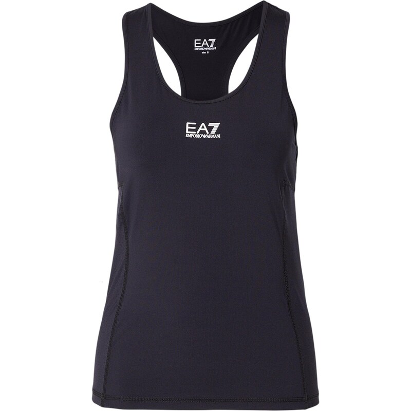 EA7 Emporio Armani Funkčné tričko TANK čierna / biela 67078142