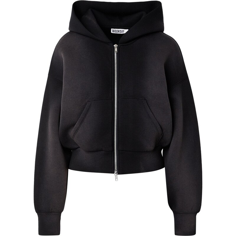 WEEKDAY Tepláková bunda Danni čierna 67078155