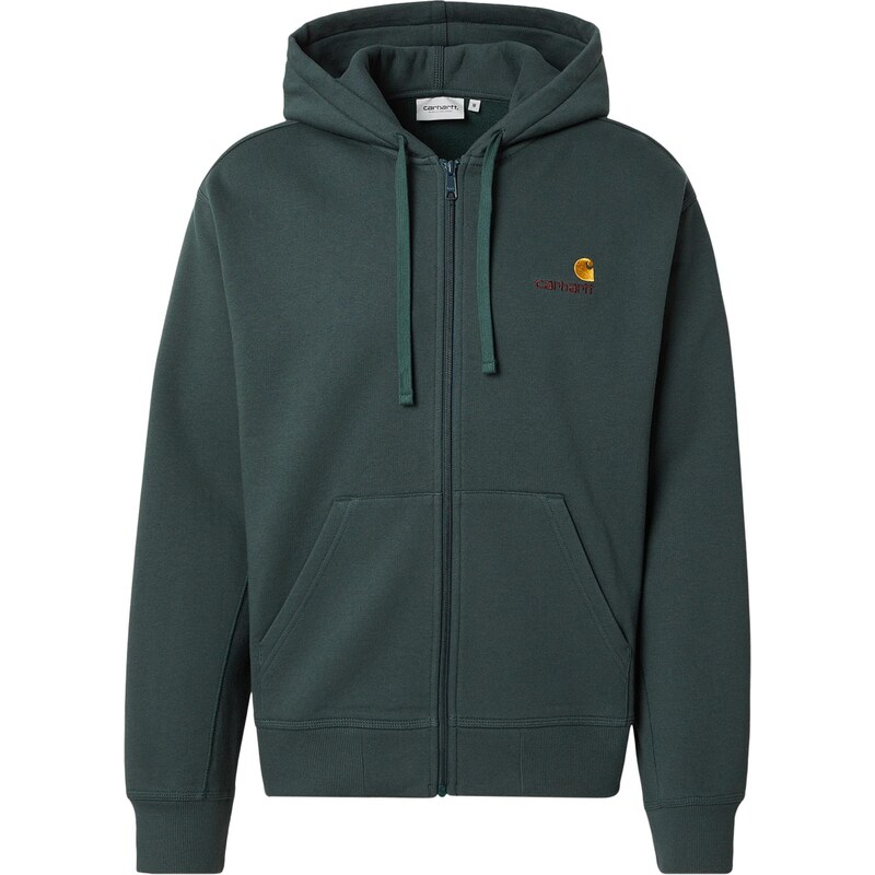 Carhartt WIP Tepláková bunda tmavozelená 67078175
