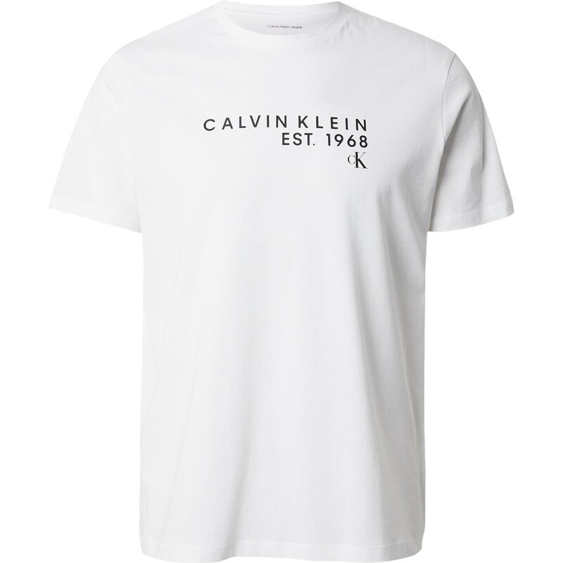 Calvin Klein Jeans Tričko čierna / biela 67078194