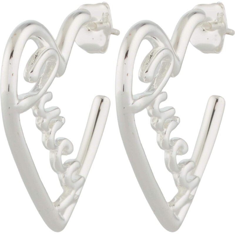Juicy Couture Náušnice HEART strieborná 67078229