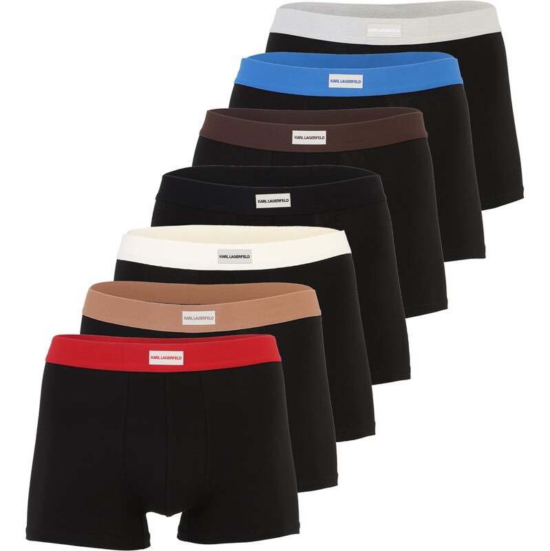 Karl Lagerfeld Boxerky hnedá / červená / čierna / biela 67078269