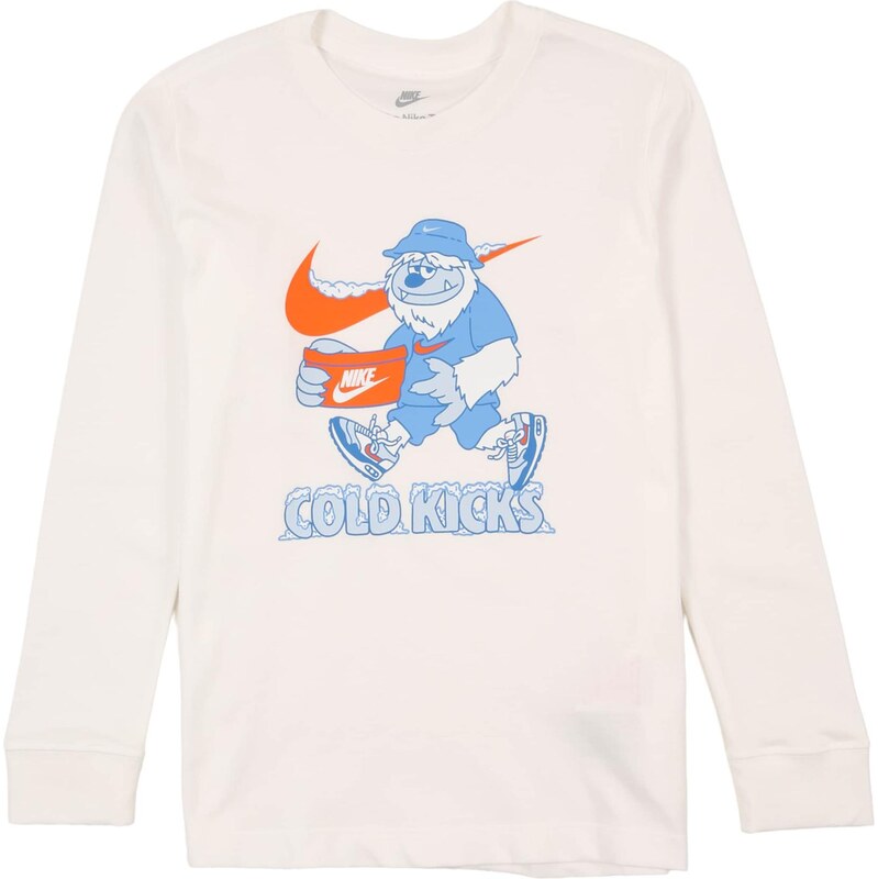 Nike Sportswear Tričko kráľovská modrá / svetlomodrá / oranžová / 67078287