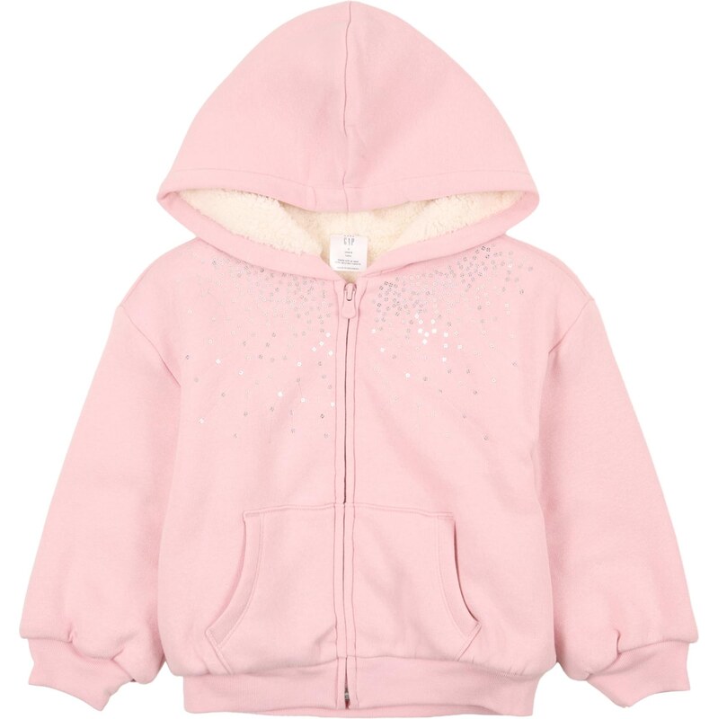 GAP Tepláková bunda ružová / strieborná 67078292