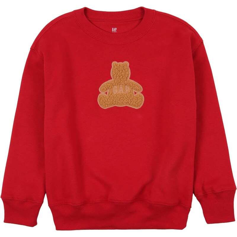 GAP Mikina BRANNAN karamelová / červená 67078299
