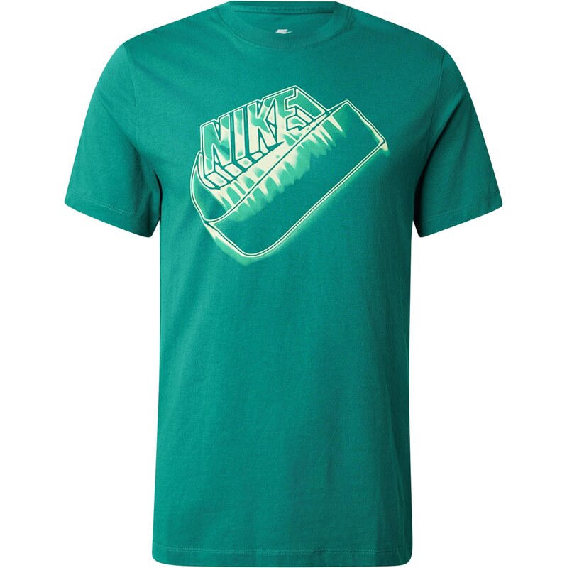 Nike Sportswear Tričko FUTURA žltá / smaragdová 67078323