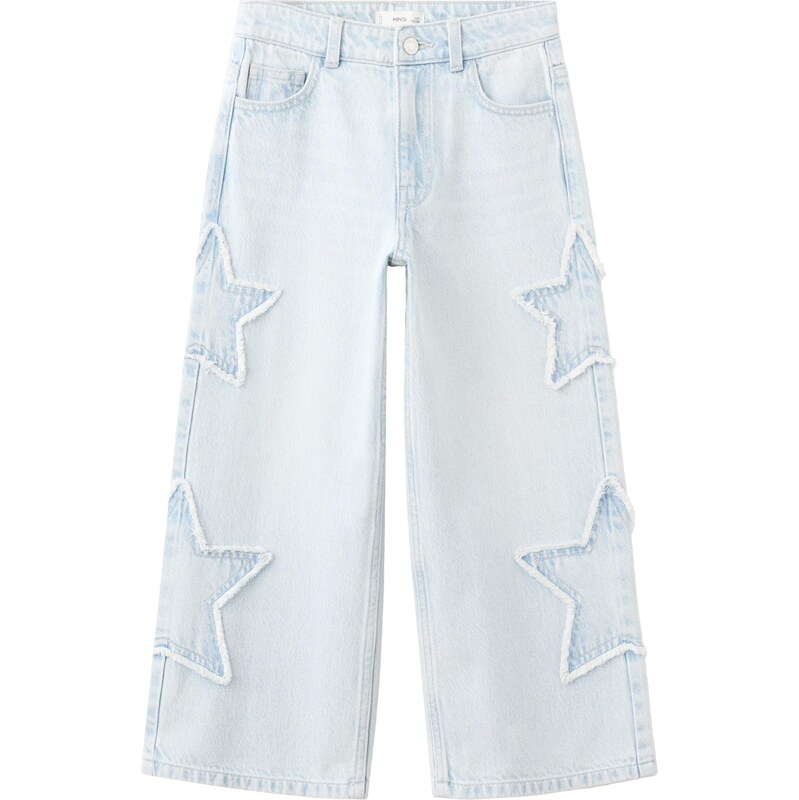 MANGO KIDS Džínsy Stars svetlomodrá 67077976