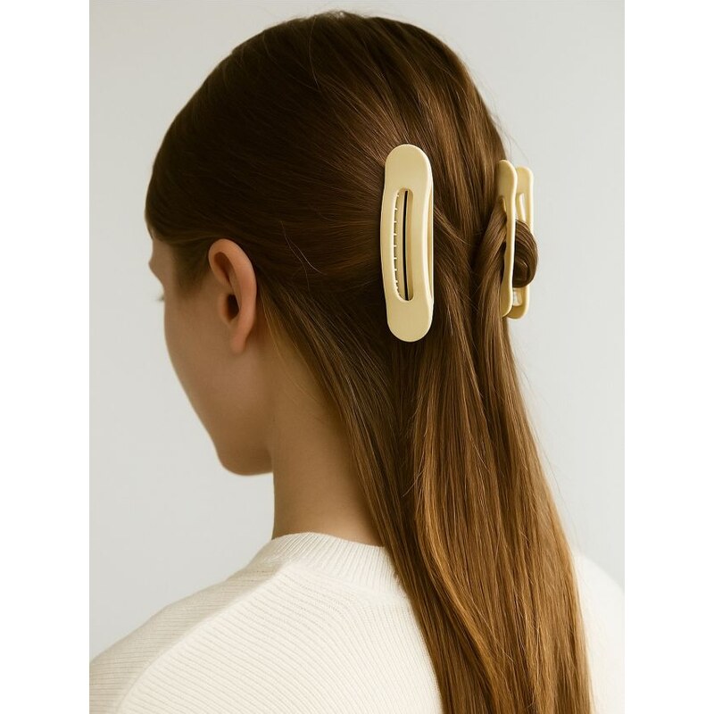 Sinsay - Sponky do vlasov 4 pack - krémová 67077872