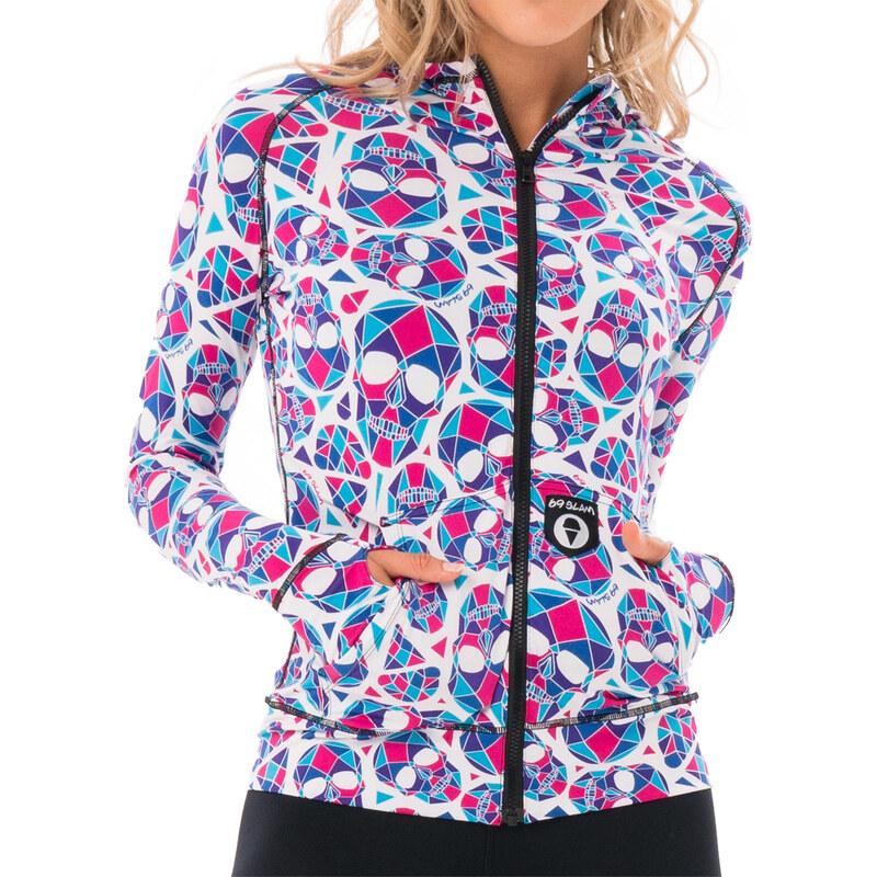 Dámska mikina 69SLAM SKULLMOND WHITE (GRHSDW-PO) 67084100