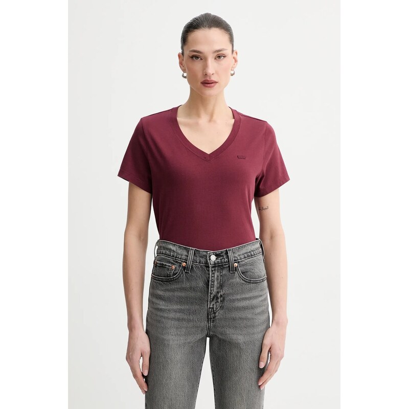 Bavlnené tričko Levis T2 PERFECT V 67082918