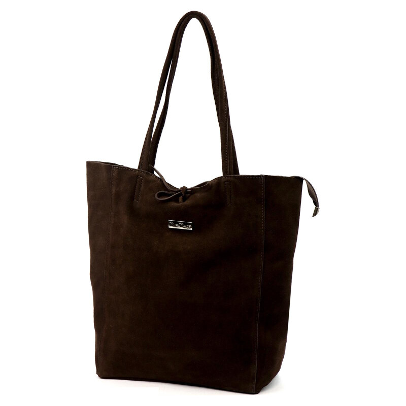 Kožená kabelka MiaMore hnedá KZ2259073 67084725