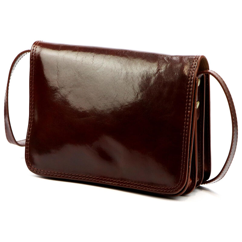 Kožená kabelka Florence hnedá KZ2260413 67084733