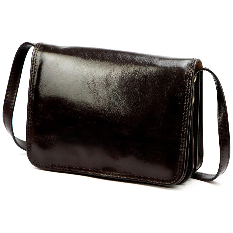 Kožená kabelka Florence hnedá KZ2260410 67084735