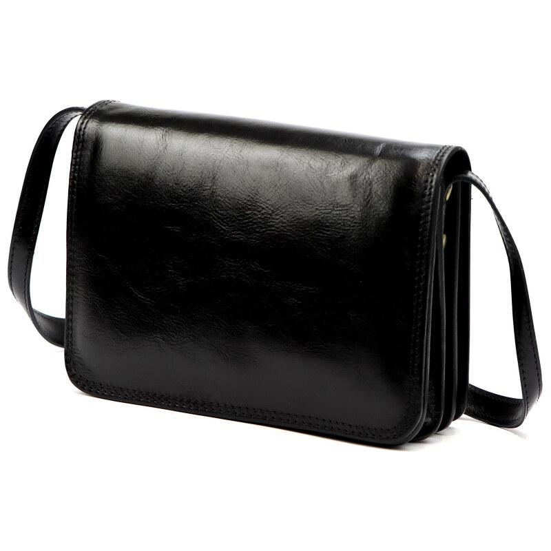 Kožená kabelka Florence čierna KZ2260409 67084738