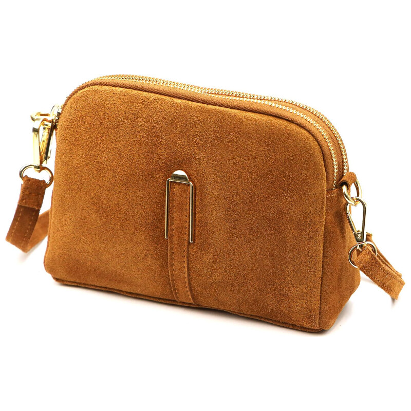 Kožená kabelka Luka hnedá KZ2260247 67084752