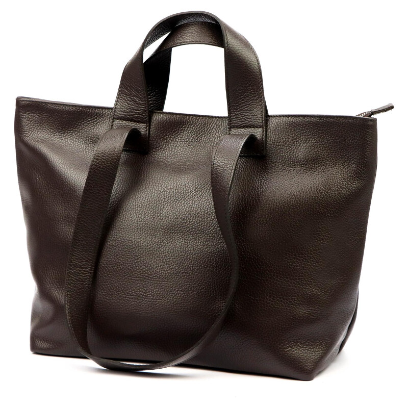 Kožená kabelka Luka hnedá KZ2259380 67084754