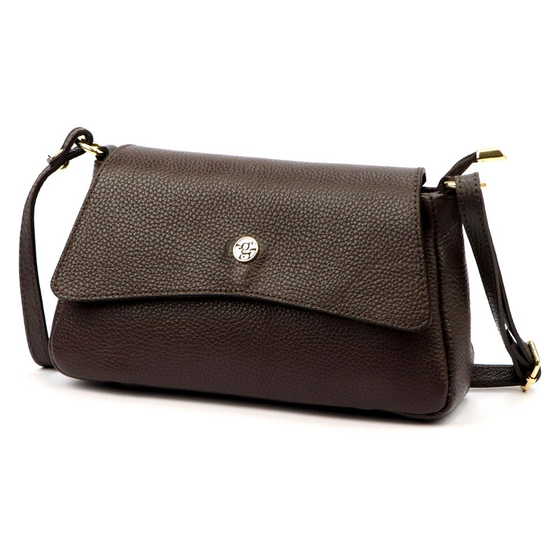 Kožená kabelka Gregorio hnedá KZ2259496 67084762