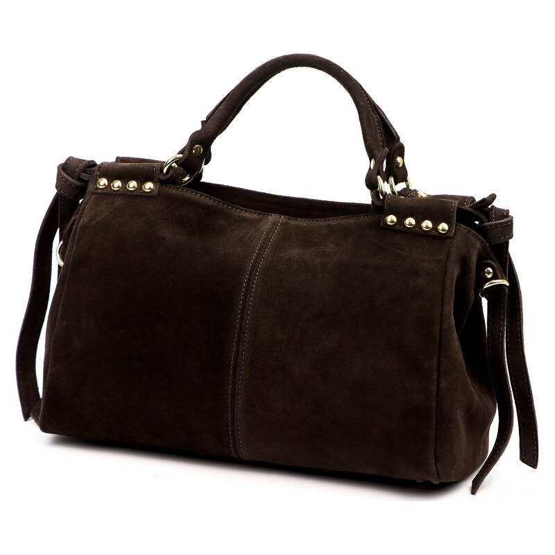 Kožená kabelka Camilla hnedá KZ2260230 67084764