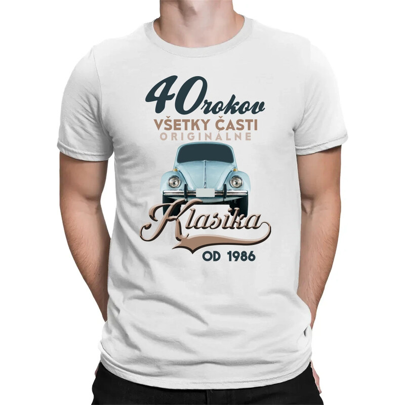 E-shop Garibald 40 rokov - Klasika od roku 1986 - pánske tričko s