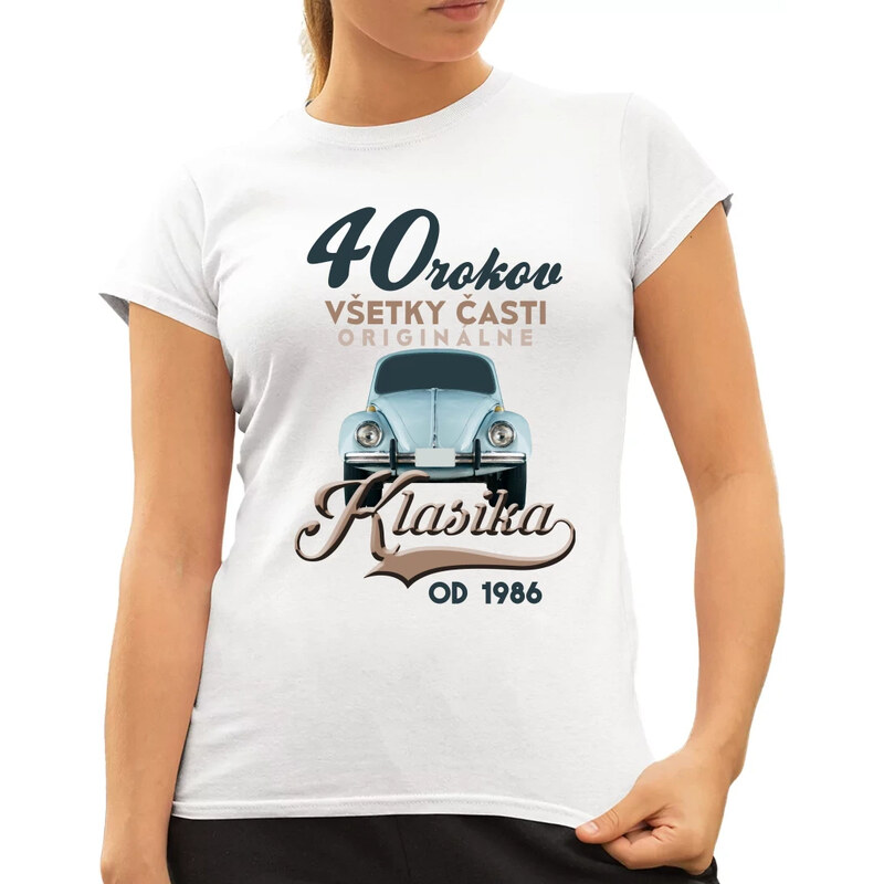 E-shop Garibald 40 rokov - Klasika od roku 1986 - dámske tričko s