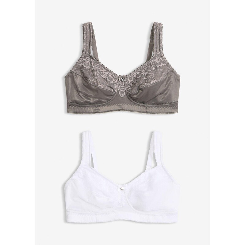 bonprix Odľahčujúca podprsenka bez kostíc s vystuženými ramienkami (2 67085416