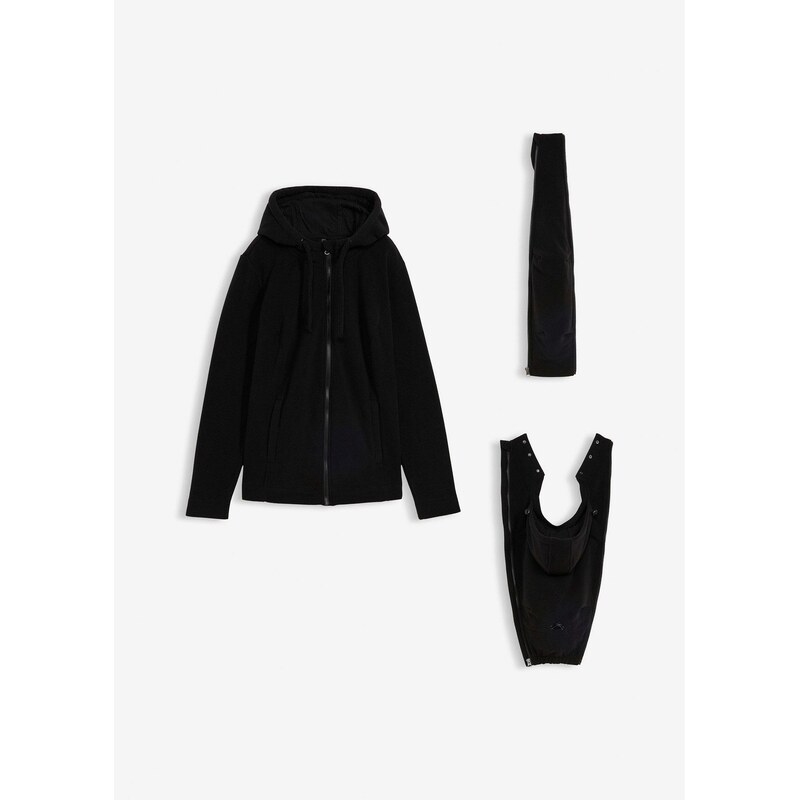 bonprix Materská flísová bunda, 4v1 s časťou pre bábätko, s funciou na 67085330