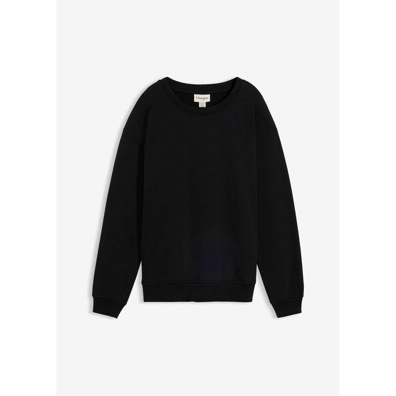 bonprix Materská mikina 2v1, na dojčenie, z bio bavlny, farba čierna 67085367