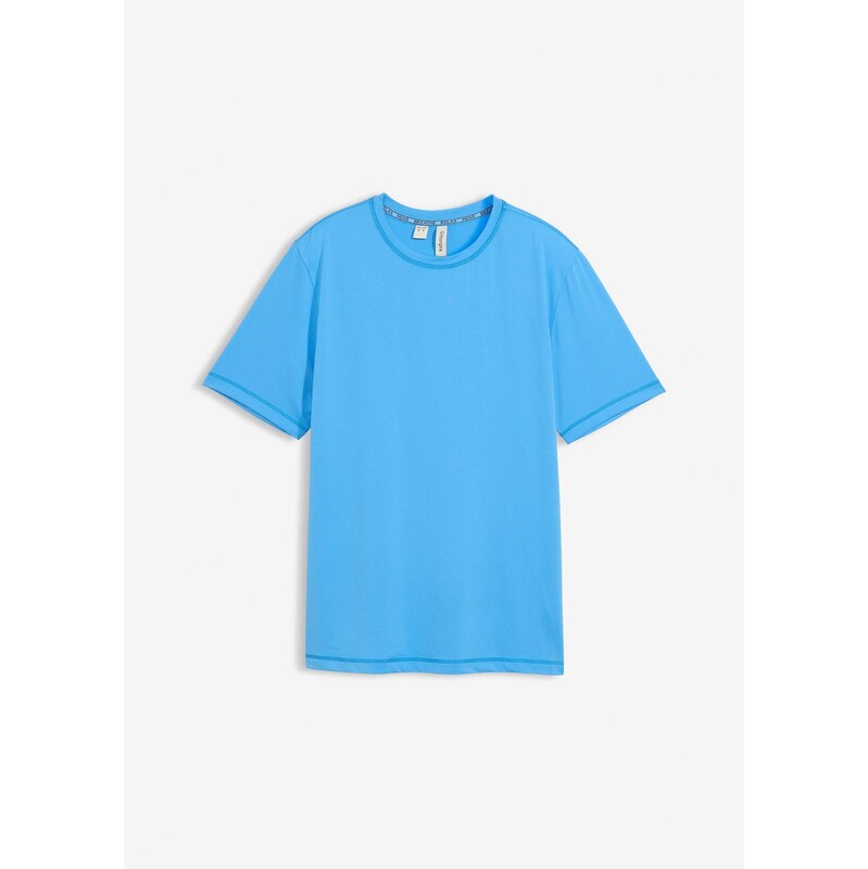 bonprix Športové tričko so štruktúrovaným vzhľadom, farba modrá 67085488