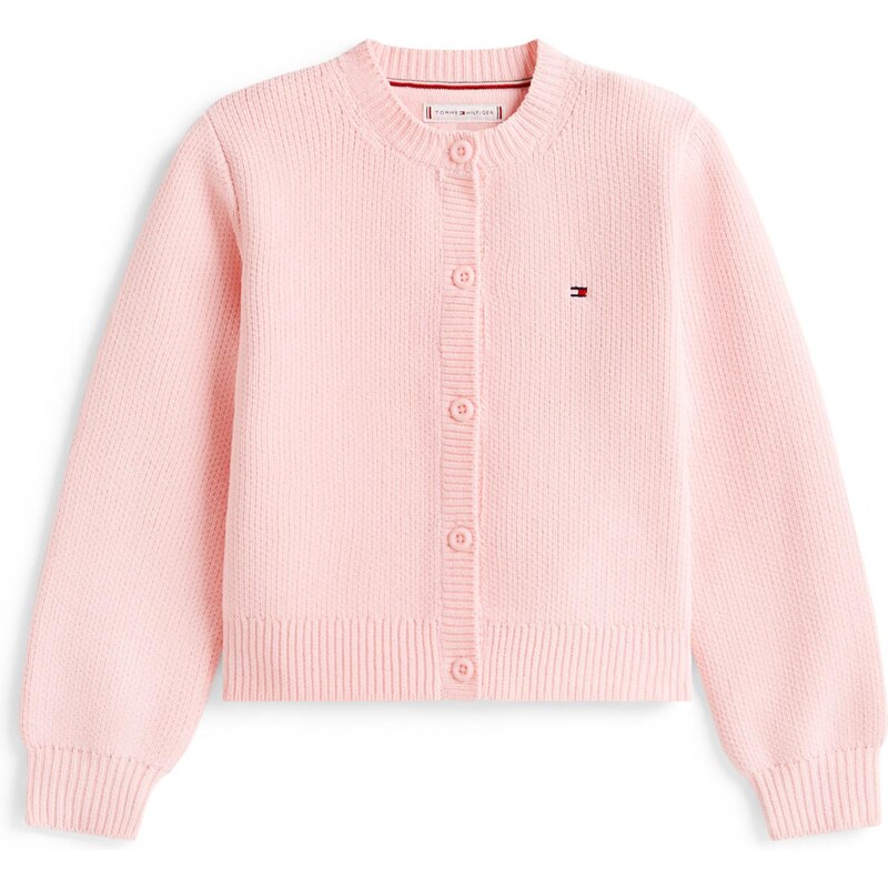 TOMMY HILFIGER Kardigán CHENILLE ružová 67088723