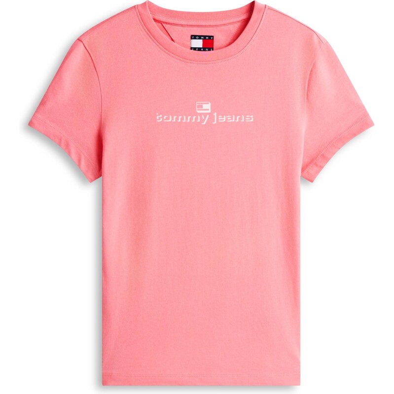 Tommy Jeans Tričko ESS pitaya / biela 67088745