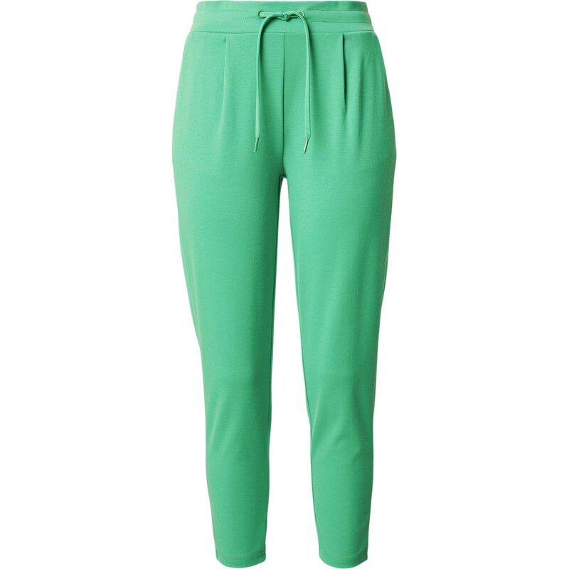 ICHI Plisované nohavice IHKATE zelená 63326091