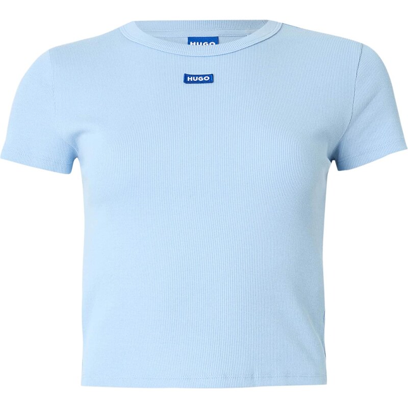 HUGO Tričko námornícka modrá / nebesky modrá / biela 67088764