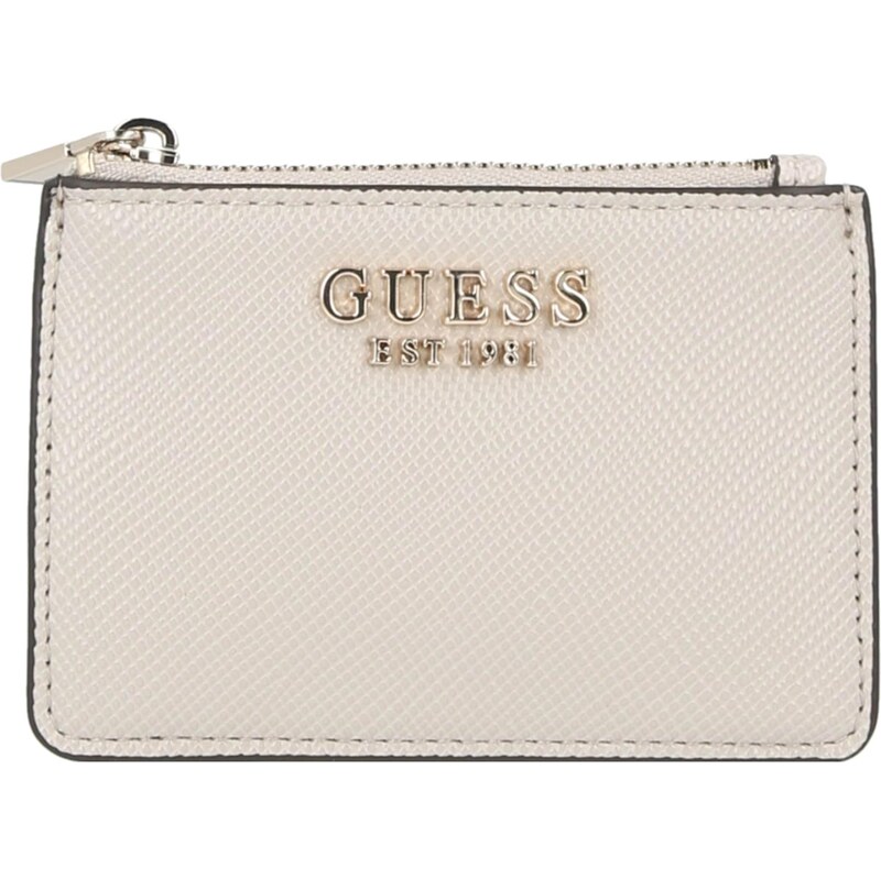GUESS Puzdro LAUREL II SLG CREDIT CARD CASE tmavošedá 67088776