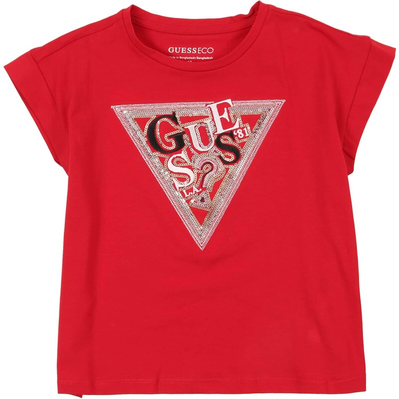 GUESS Tričko červená 67088783
