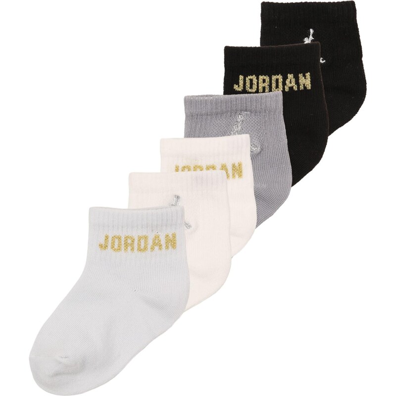 Jordan Ponožky EVERYDAY ESS tmavohnedá / sivá / svetlosivá / čierna / 67088789