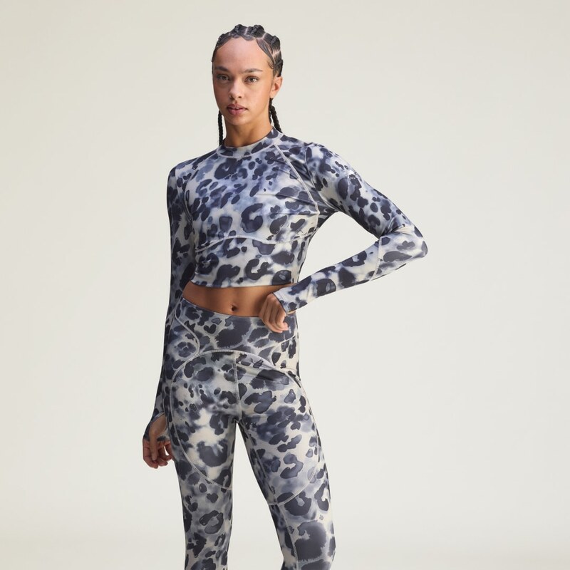 Top adidas by Stella McCartney Training Longsleeve Crop Printed 68658862