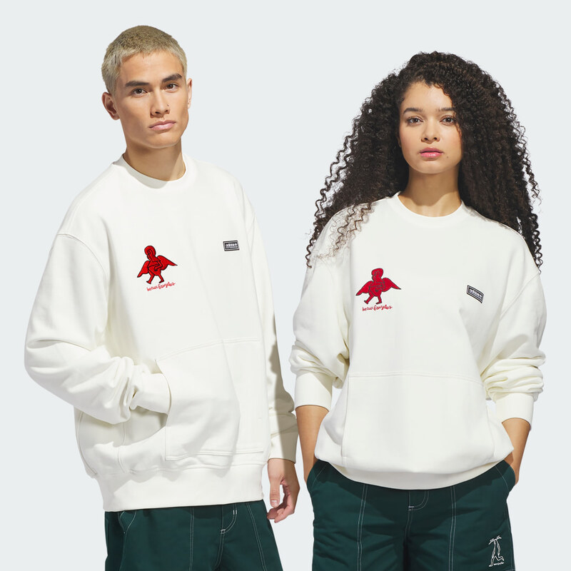 Adidas MIKINA S OKRÚHLYM VÝSTRIHOM SKATEBOARDING x MARK GONZALES 67090882