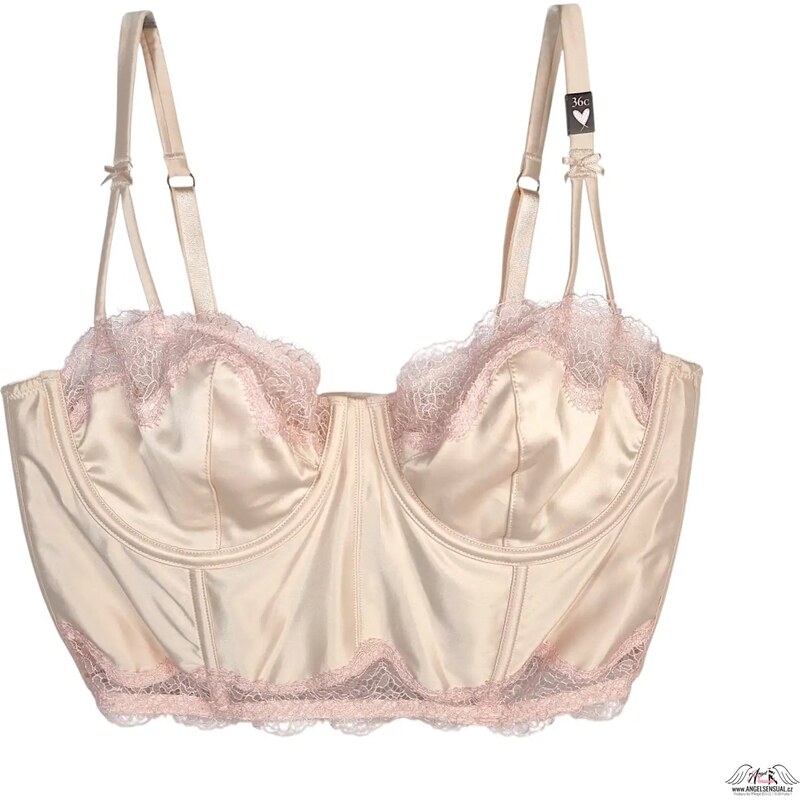 Victorias Secret Balconet: Elegantný krémový korzet pre dokonalý tvar 46574632