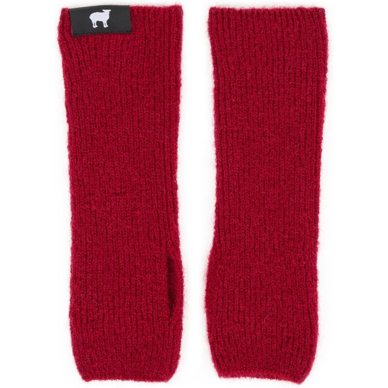 Vlnka Mohérové zimné návleky na ruky Woolee Capsule červená veľkosti 67281437