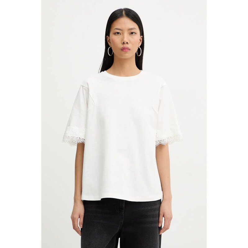 Bavlnené tričko Twinset 67096547