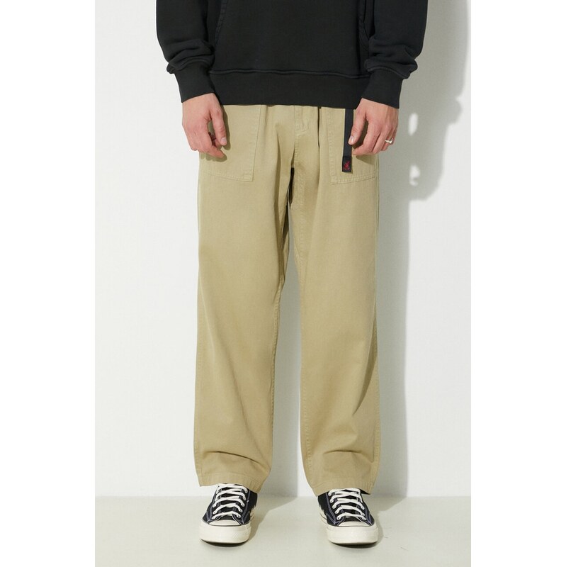 Bavlnené nohavice Gramicci Loose Tapered Ridge Pant 67280104