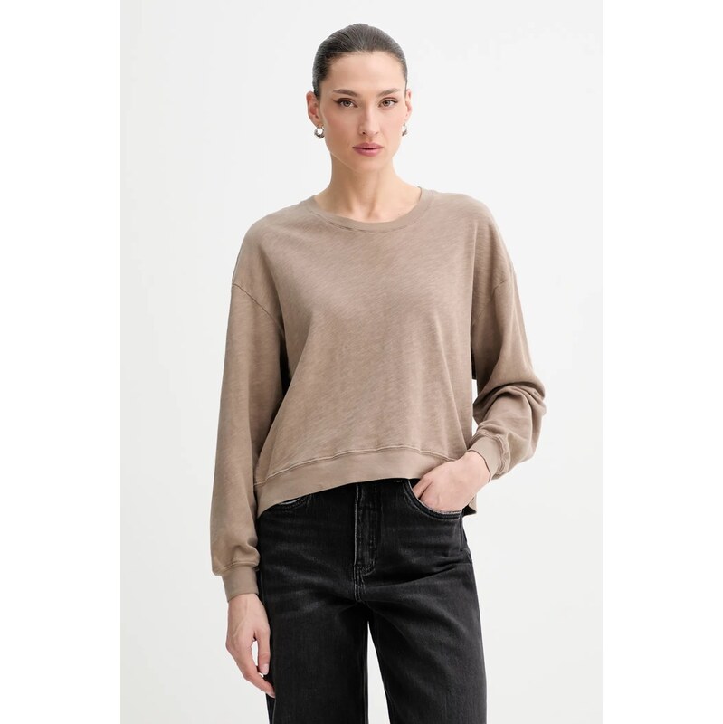 Bavlnené tričko s dlhým rukávom American Vintage 67097232