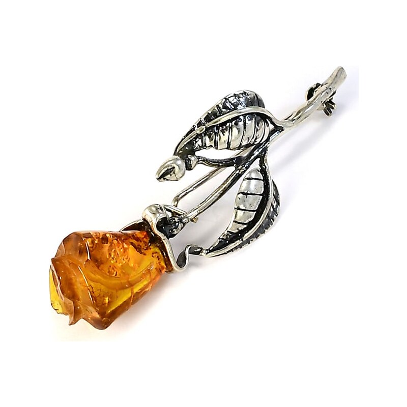 Strieborná brošňa Glare 46 67098598